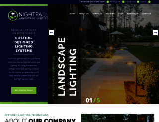 nightfalllighting.com screenshot