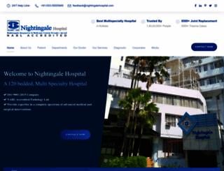 nightingalehospital.com screenshot