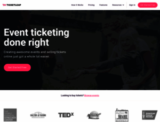 nightlife-and-parties.ticketleap.com screenshot