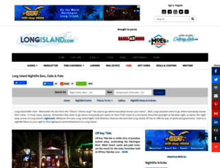 nightlife.longisland.com screenshot