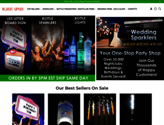 nightlifesupplier.com screenshot