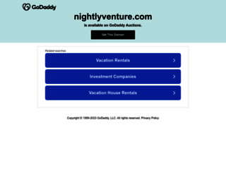 nightlyventure.com screenshot