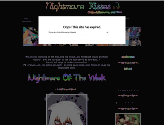 nightmarekiss.webs.com screenshot