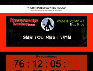 nightmareshauntedhouse.net screenshot