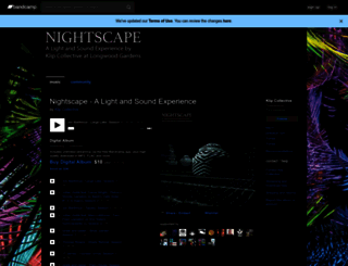 nightscape.bandcamp.com screenshot