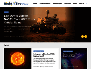 nightskygaze.com screenshot