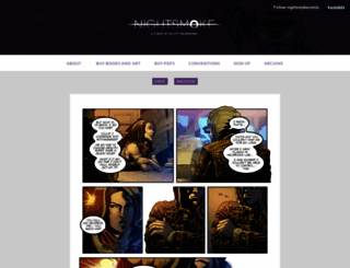 nightsmokecomic.com screenshot
