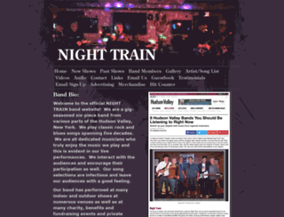 nighttrainband.net screenshot
