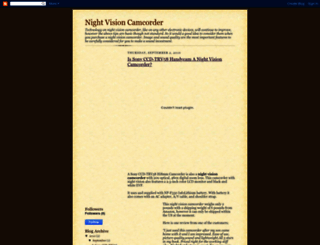 nightvisioncamcorder.blogspot.com screenshot