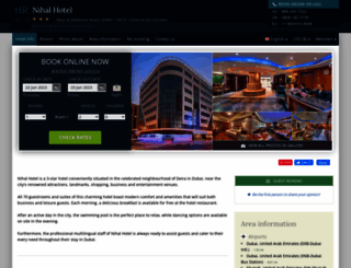nihal-hotel-dubai.h-rez.com screenshot