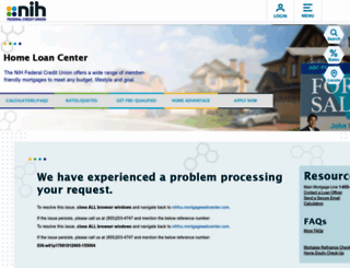 nihfcu.mortgagewebcenter.com screenshot