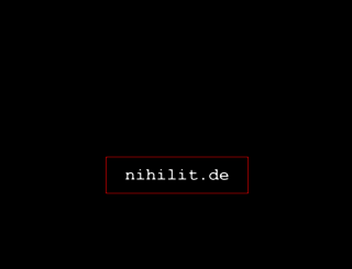 nihilit.de screenshot