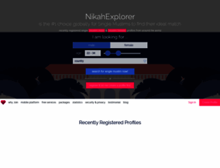nikahexplorer.com screenshot