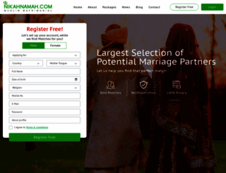 nikahnamah.com screenshot