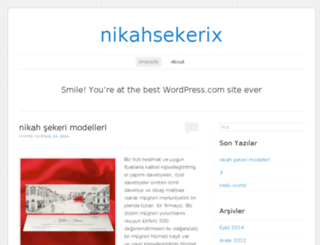 nikahsekerix.wordpress.com screenshot
