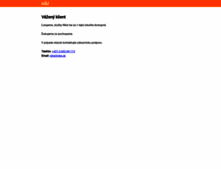 nike.sk screenshot