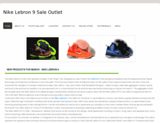 nikelebron9sale.webs.com screenshot