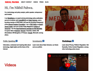 nikhilpahwa.com screenshot