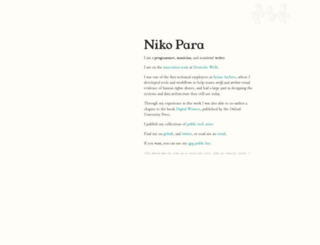 niko.io screenshot
