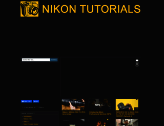 nikon-tutorials.com screenshot