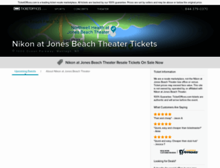 nikonatjonesbeachtheater.ticketoffices.com screenshot