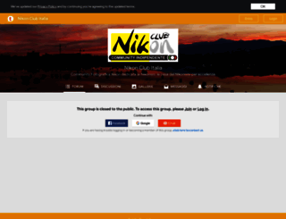 nikonclubitalia.com screenshot