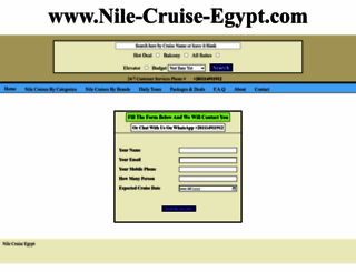 nile-cruise-egypt.com screenshot