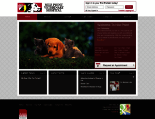 nilepointveterinary.com screenshot
