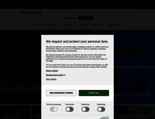 nilfisk.com screenshot