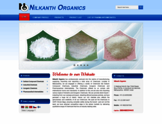nilkanthorganics.com screenshot