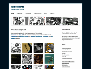 nilseckhardt.com screenshot