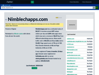 nimblechapps.com.zigstat.com screenshot