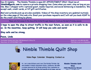 nimblethimble.com screenshot