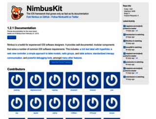 nimbuskit.info screenshot