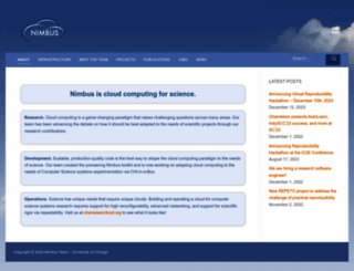 nimbusproject.org screenshot