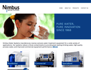 nimbuswater.com screenshot