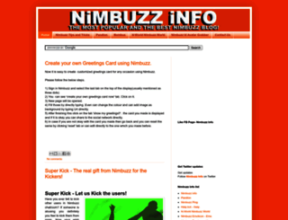 nimbuzzinfo.blogspot.com screenshot