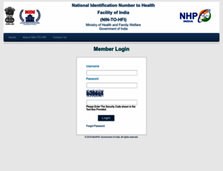 nin.nhp.gov.in screenshot