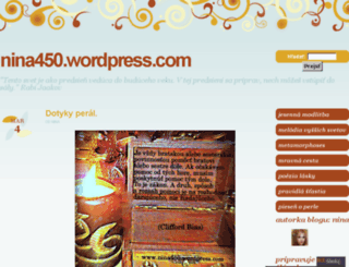 nina450.wordpress.com screenshot