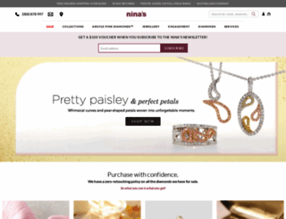 ninasjewellery.com.au screenshot