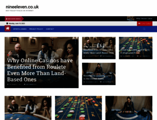 nineeleven.co.uk screenshot