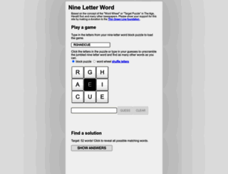 nineletterword.tompaton.com screenshot