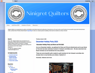 ninigretquilters.blogspot.com screenshot