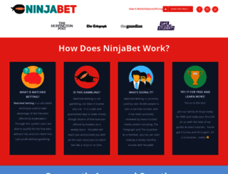 ninjabet.co.uk screenshot