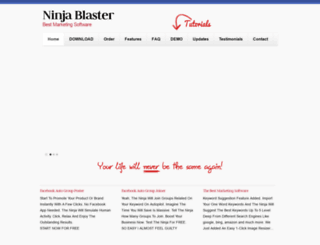 ninjablasterpro.com screenshot