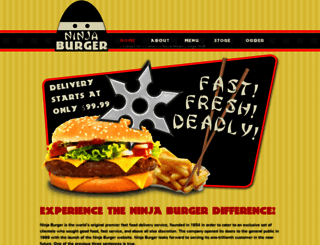 ninjaburger.com screenshot