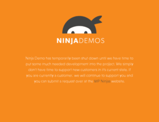 ninjademo.com screenshot