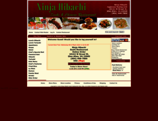 ninjahibachirestaurant.com screenshot