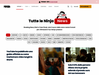 ninjamarketing.it screenshot