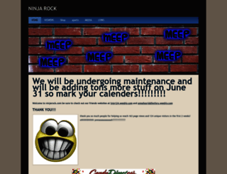 ninjarock.weebly.com screenshot
